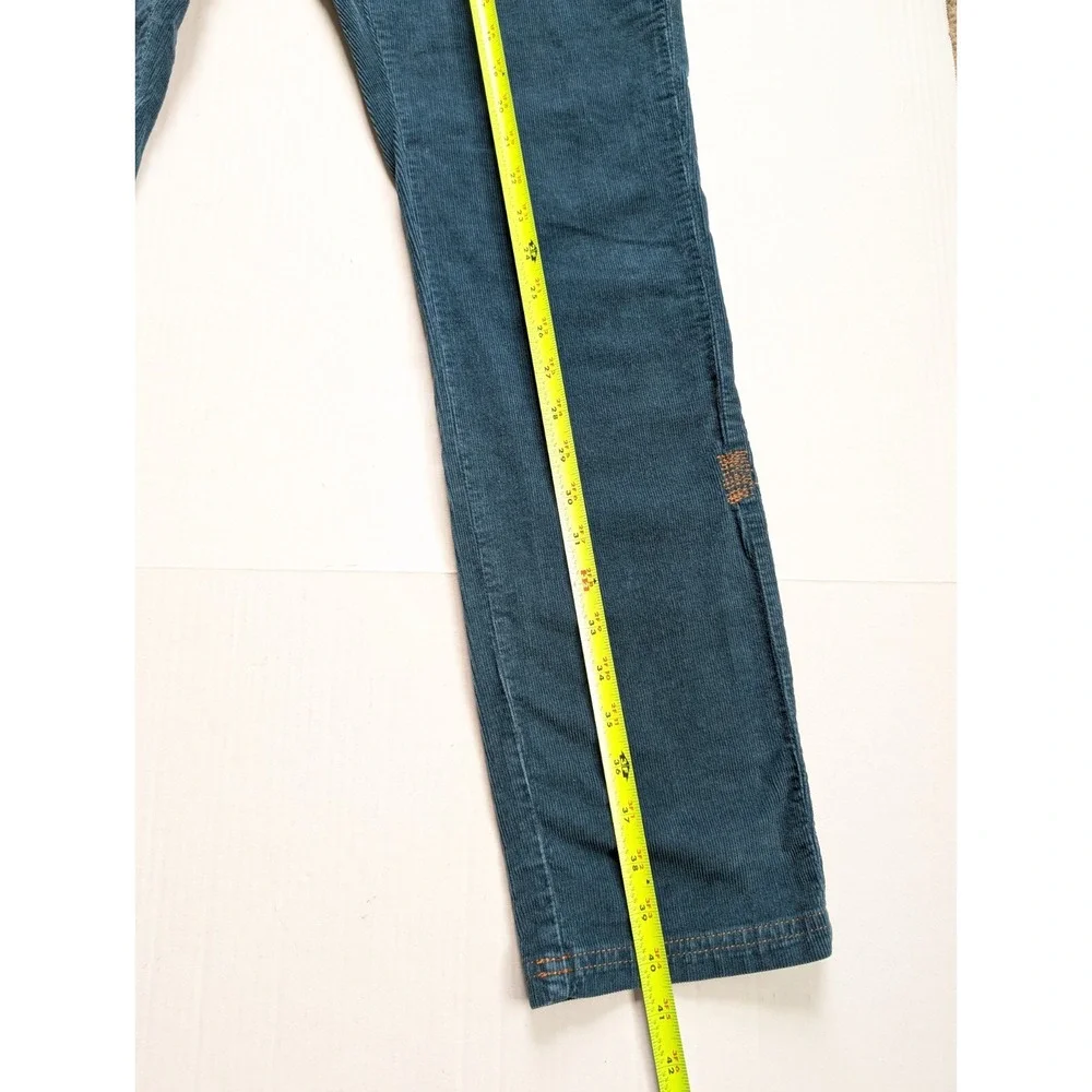 ABK Urban Yoda Velvet Pants‎ Mens Large Blue Corduroy Outdoors Petrol Marine